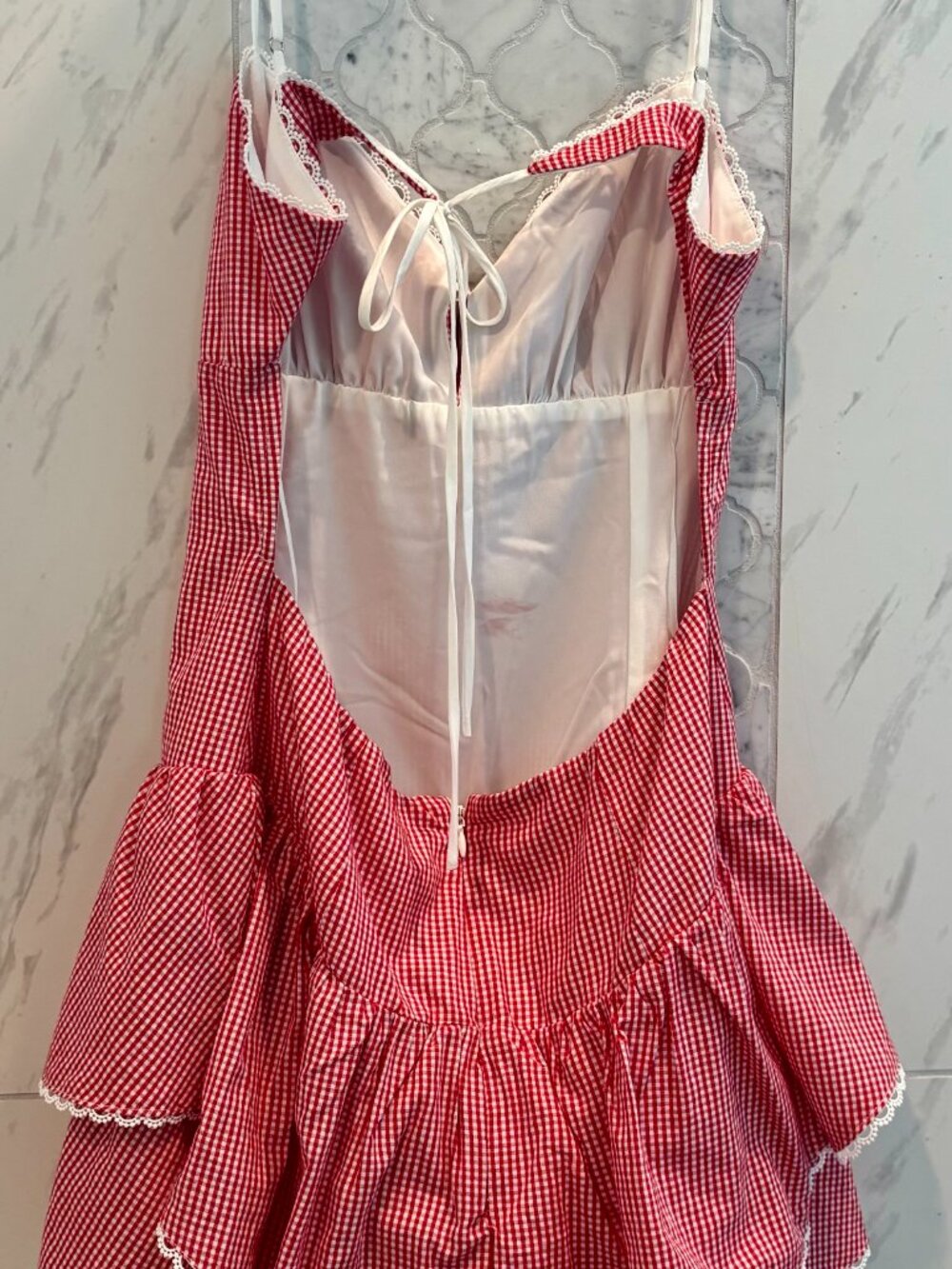 Fiorella Open Back Mini Dress - Picture 5 of 6